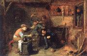 BROUWER, Adriaen Peasants Fighting f oil painting